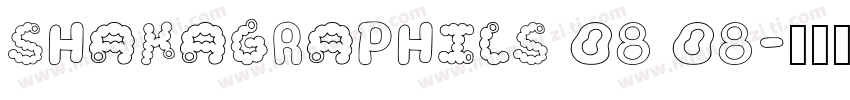SHAKAGRAPHICS 08 08字体转换